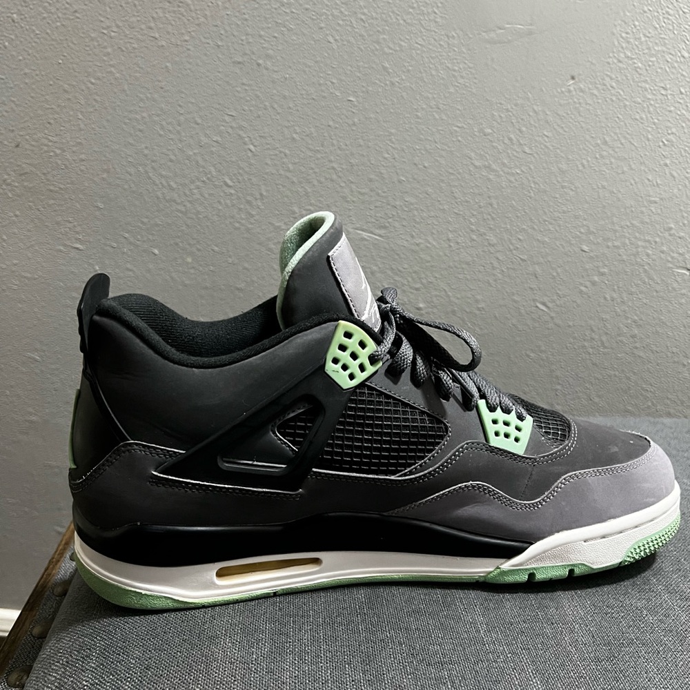 Nike Air Jordan 4 IV Green Glow 308497-033 - Picture 7 of 16